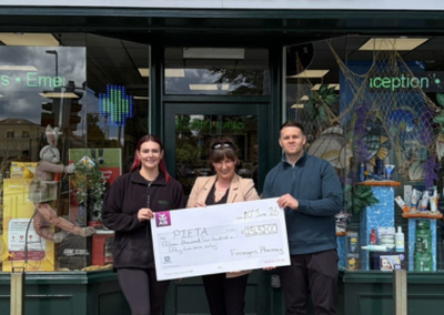 A sincere thank you to Finnegan’s Pharmacy and the wonderful local community for your incredible support of Darkness Into Light. The commitment, generosity and community spirit shown through your event made it a truly special success. We are deeply grateful to everyone who took part and helped support Pieta’s vital services.
